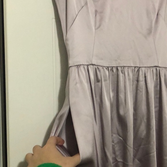 Purple Satin Dress - Picture 4 of 4